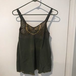 Olive tank top